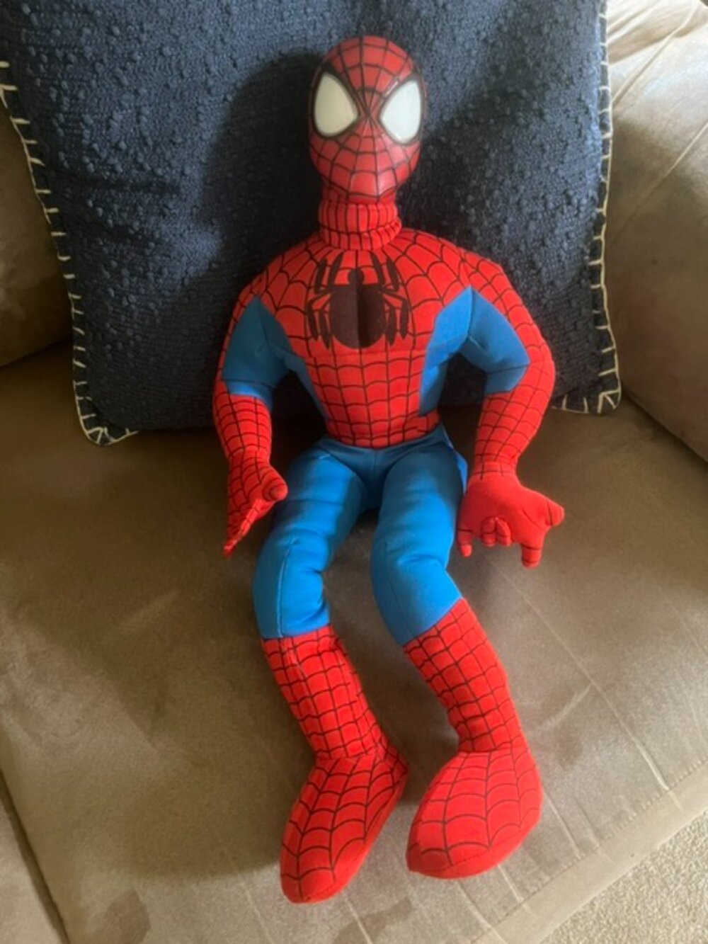 Marvel Talking Spider-Man plush doll, 24 inches.